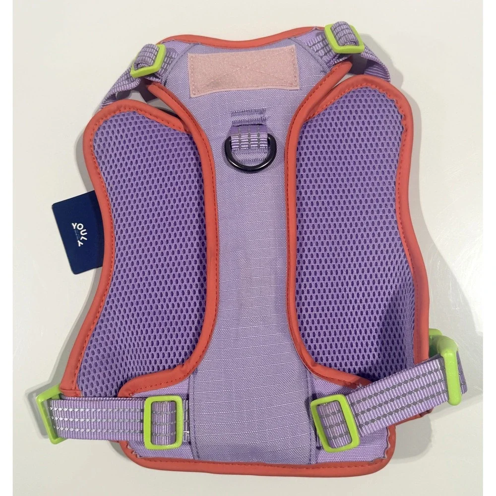 Youly Tactical Dog Harness Purple Reflective Front Lead Control - Large NWT NEW